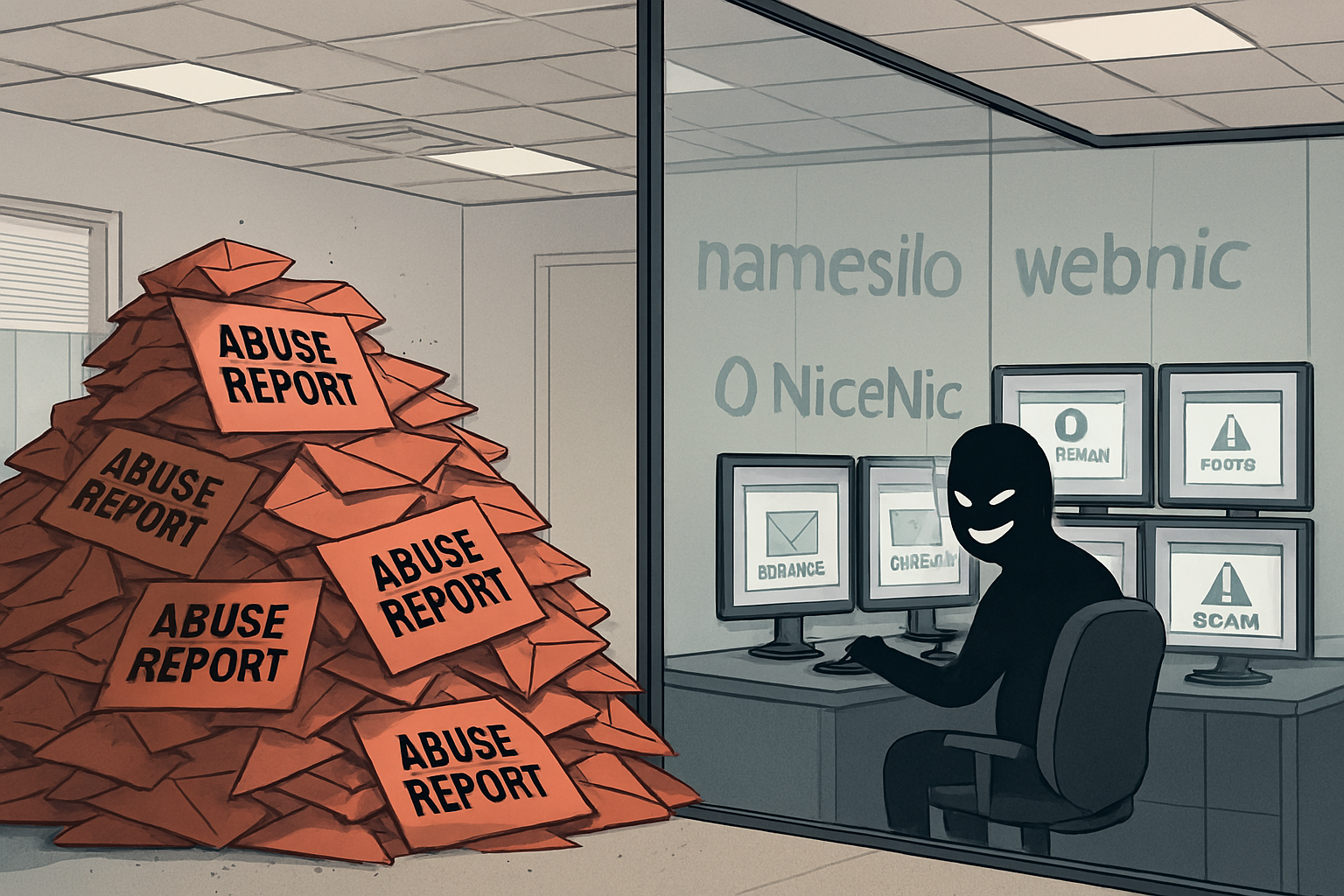 The Backbone of Global Scam: How NameSilo, Webnic, and NiceNic Built a Business on Abuse